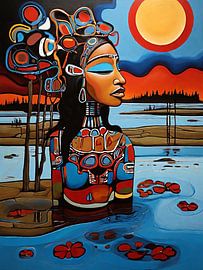 Woman In The Water by TOAN TRAN