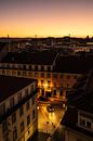 Lissabon bij zonsondergang van Jeroen Cox thumbnail