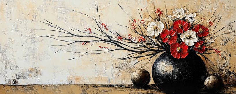 Flower and Vase by ARTEO Paintings