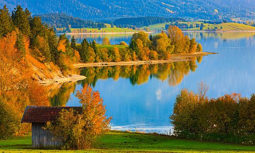Forggensee, Beieren, Duitsland