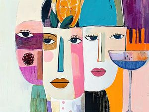 Pastell Portraits | Gesichter Pastell