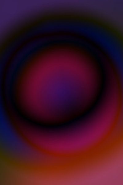 Retro 70s neon art. Abstract gradient in purple, black, pink and burnt orange. by Dina Dankers