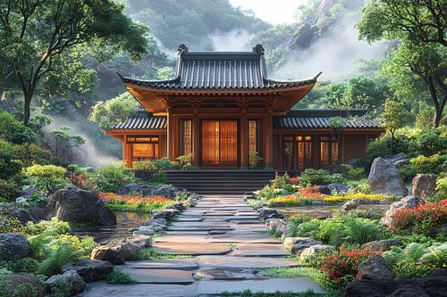 spiritueel leven oosterse tempel