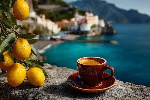 Koffietijd aan de Italiaanse Rivièra