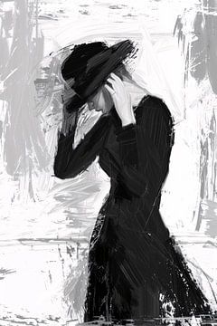 Mysterious woman in sombre tones by Imperial Art House