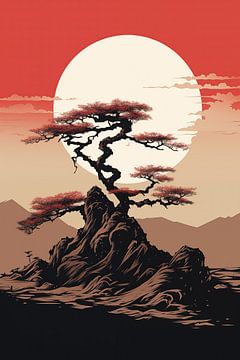 Japandi poster by Bert Nijholt