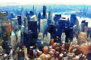Abstraktes Manhattan