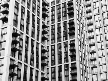 Les appartements en noir et blanc sur Maureen Materman