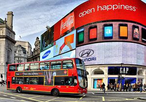 Londen, Piccadilly Circus van Tineke Visscher