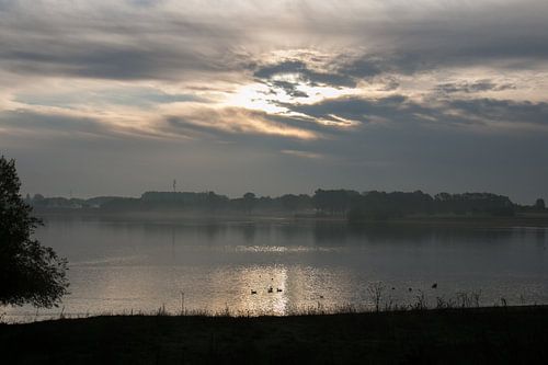 Sunrise over the Lathum Lake
