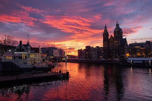 Sonnenaufgang im November in Amsterdam Nr. 2