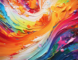 Schilderen in kunstkleuren