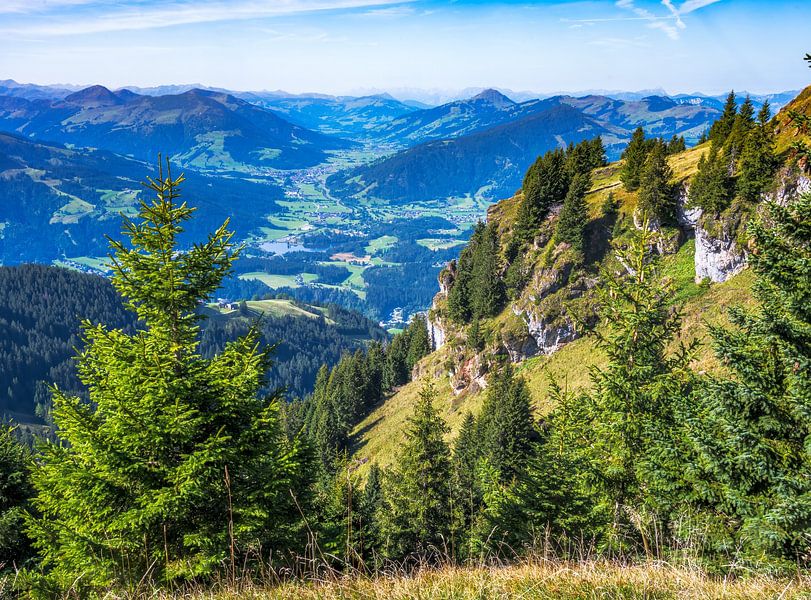 View from the Kitzbüheler Horn in the Tyrolean Alps by ManfredFotos