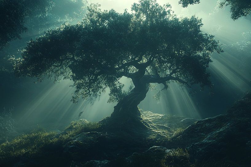 the magical spiritual forest by Egon Zitter