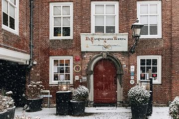 The Campveersche Tooren in the snow by Percy's fotografie