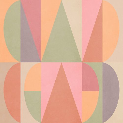 Kleurrijke abstracte geometrische 5