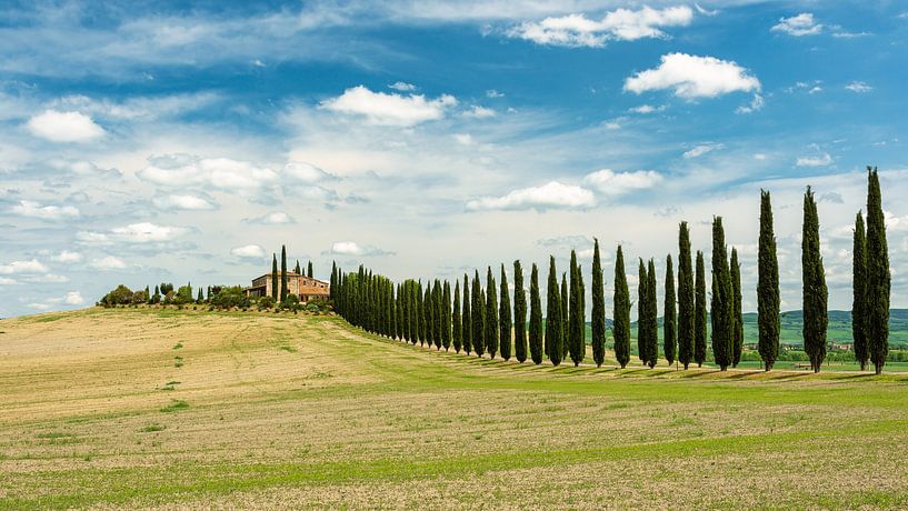 Landhuis in Toscane van Michael Valjak