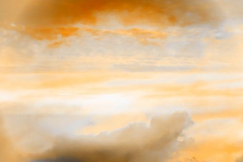 Gouden wolken fantasie
