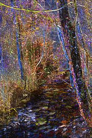 ZEITGENÖSSISCHE KUNST : DER BACH IN DER NATUR