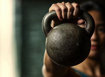 Kettlebell in crosstraining van Frank Heinz