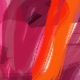 Formes et lignes colorées no. 6 sur Dina Dankers