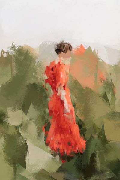 Mohnblume von Carla Van Iersel