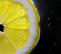 Lemon in water