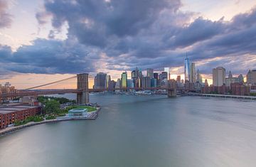 New York - Pont de Brooklyn - États-Unis sur Marcel Kerdijk