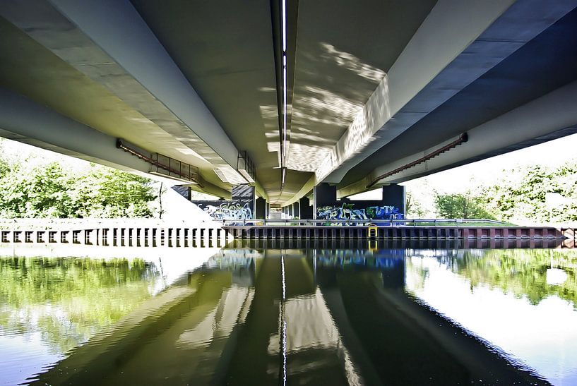 Pont sur le canal par Norbert Sülzner