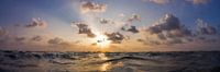 Sunset into the sea