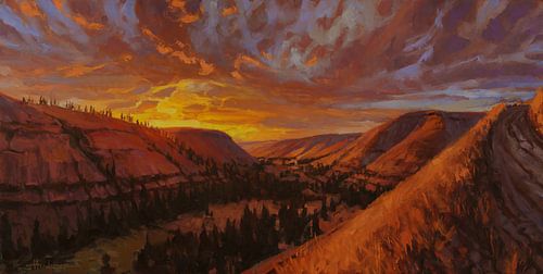 Fire in the Sky by Steve Henderson