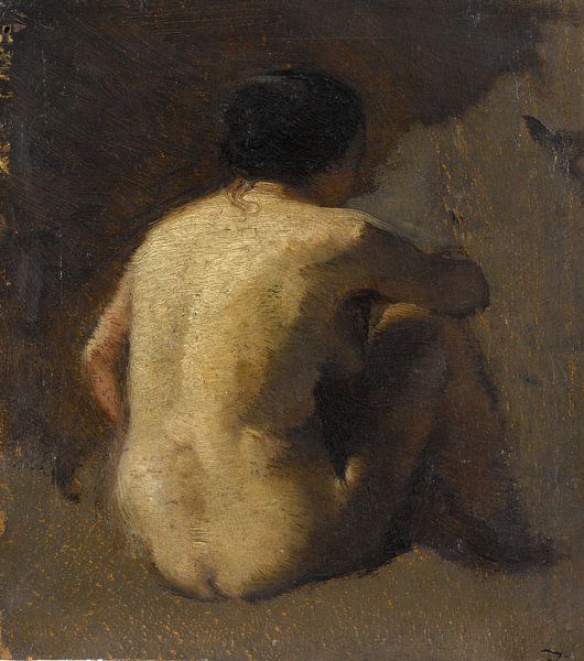 Nackter Rücken - 1845 - 1848 von Atelier Liesjes