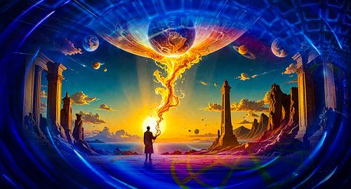 Creatie van de nieuwe wereld