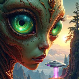 SYLVAELIS – Das weibliche Alien besucht die Erde von INFERAURUM