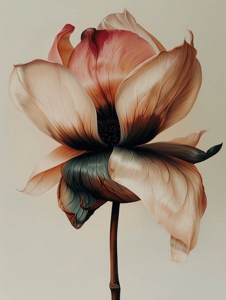 Zusammengesetzte Blumen in Pastell von Carla Van Iersel