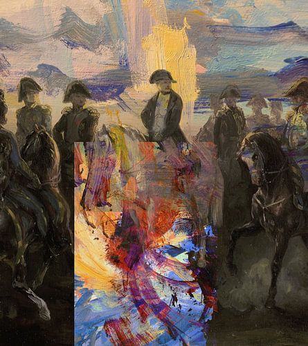 Napoleon met zijn staf  3.0