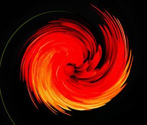 Vortex van vlammen