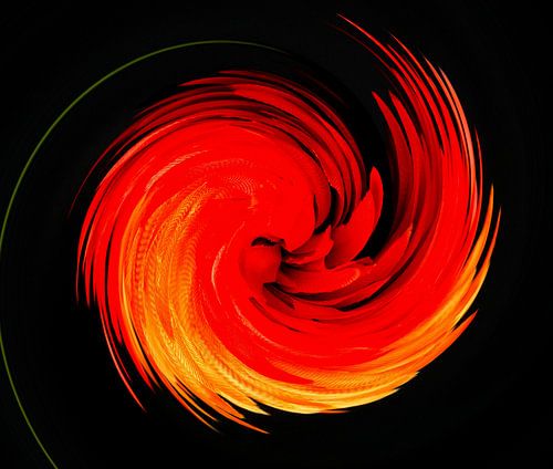Vortex of flames