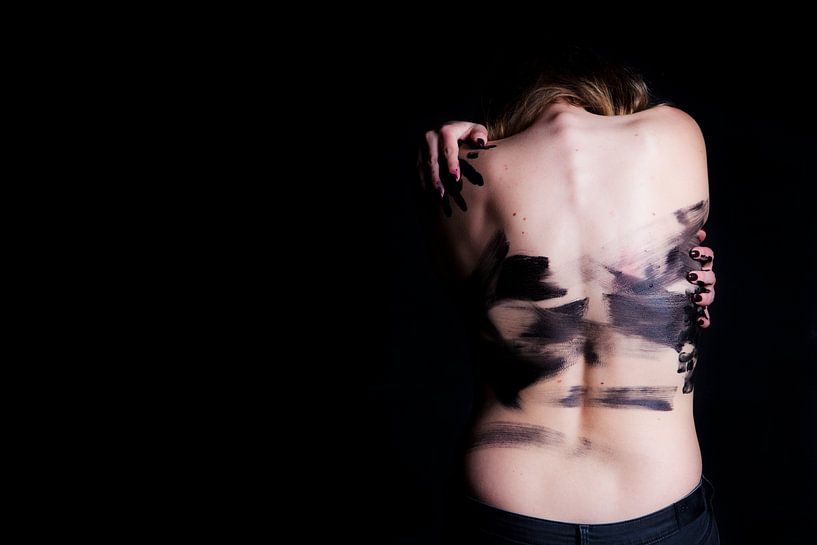 Gemaltes Mädchen von Sabine Timman