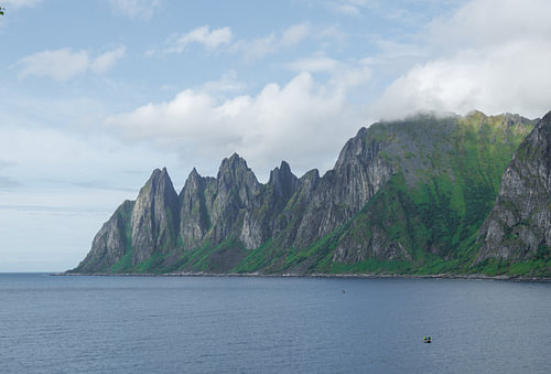 Die Teufelszähne von Senja in Norwegen