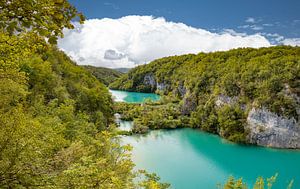 Nationalpark Plitvicer Seen, Kroatien. Panoramafoto