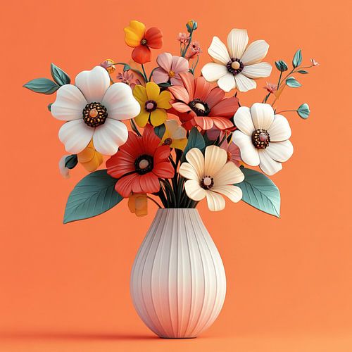 Flowers in a vase
