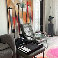 Klantfoto: Vogels abstract van Imagine, als ArtFrame