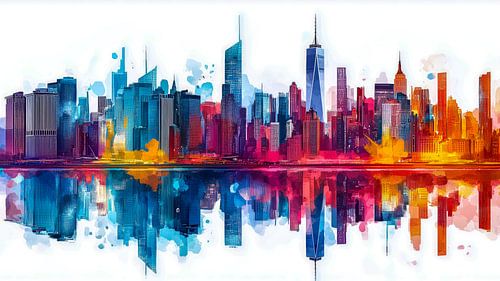 Städtische Symphonie - Farbexplosion NYC