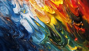 Wall of colours panorama