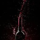 Red wine bottle splash by TheXclusive Art thumbnail