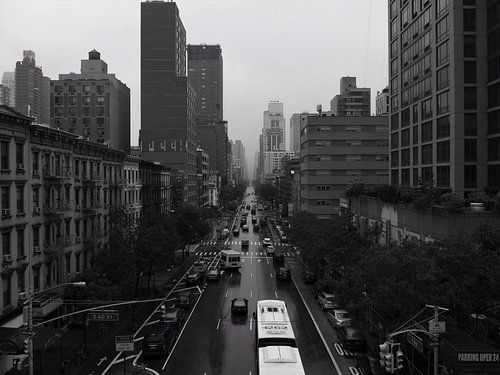 Rainy day - 1st Avenue, New York City