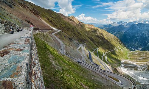 Vue du col du Stelvio