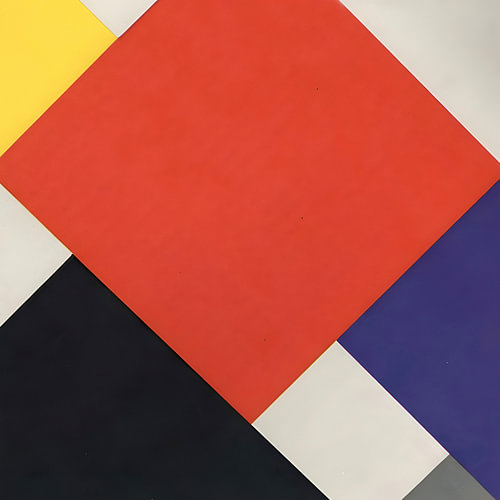 Theo van Doesburg – Counter-Composition V – 1924 – De Stijl Geometric Abstract Art
