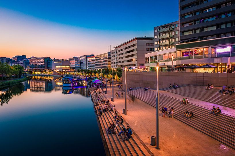 Saarbrücken met zonsondergang van Mustafa Kurnaz